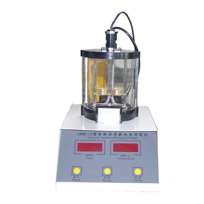 Asphalt softening point tester